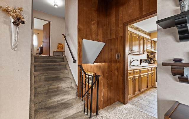 15 Lane Ave, Plainview, NY 11803 - stairway featuring tile patterned flooring