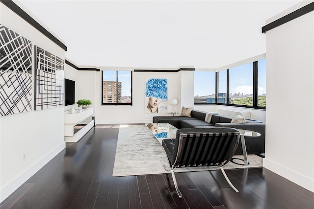 2287 Johnson Ave Unit 17J, Bronx, NY 10463 - living area featuring wood finished floors