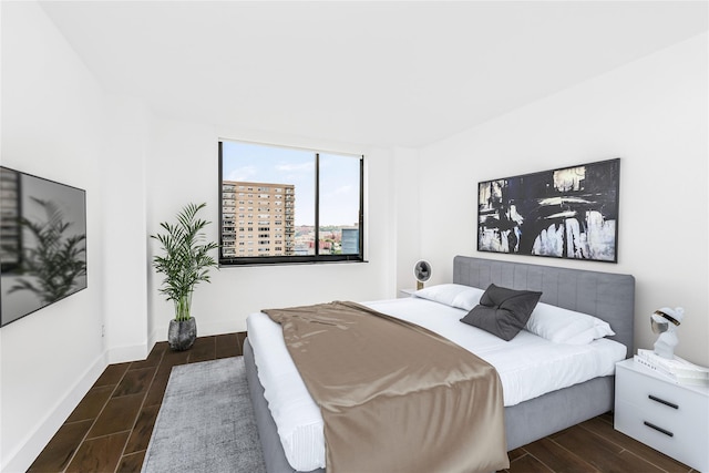 2287 Johnson Ave Unit 17J, Bronx, NY 10463 - bedroom with wood tiled floors and baseboards