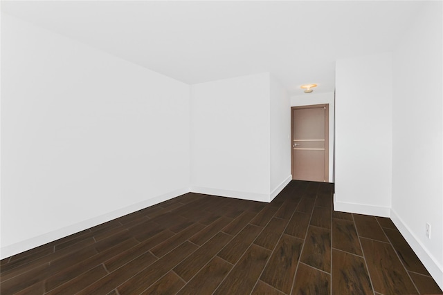 2287 Johnson Ave Unit 17J, Bronx, NY 10463 - spare room featuring dark wood-style flooring and baseboards