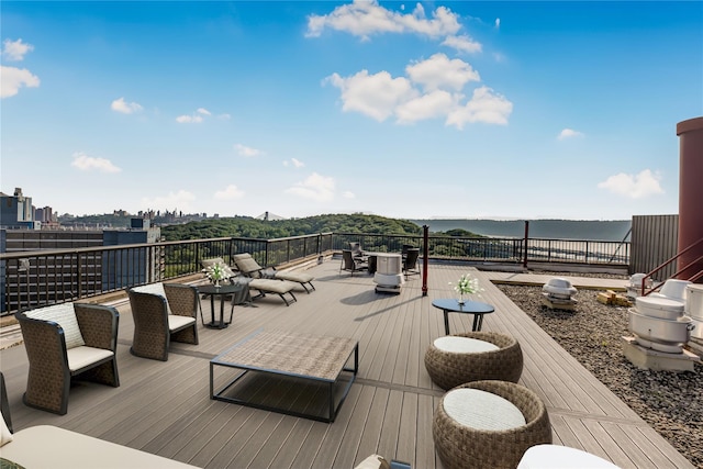 2287 Johnson Ave Unit 17J, Bronx, NY 10463 - view of wooden deck