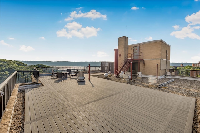 2287 Johnson Ave Unit 17J, Bronx, NY 10463 - deck featuring outdoor dining space