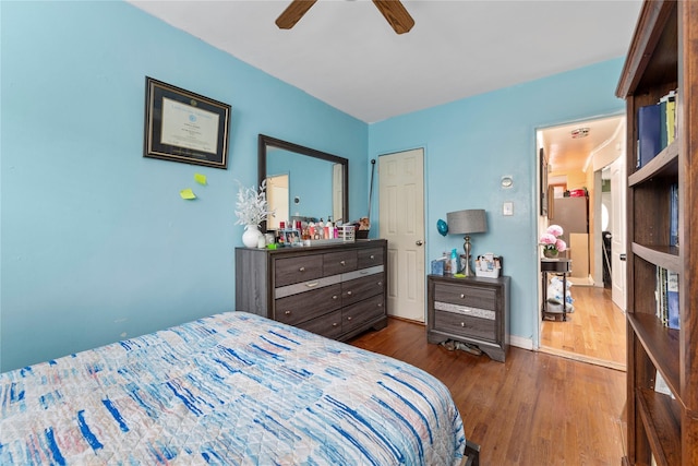 1157 E 102nd St, Brooklyn, NY 11236 - bedroom featuring wood finished floors and a ceiling fan