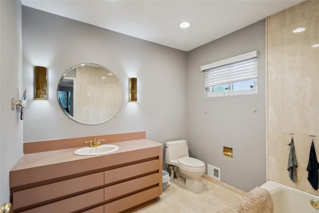 11 Robin Ln, Plainview, NY 11803 - full bathroom featuring vanity,  shower combination, and tile patterned flooring