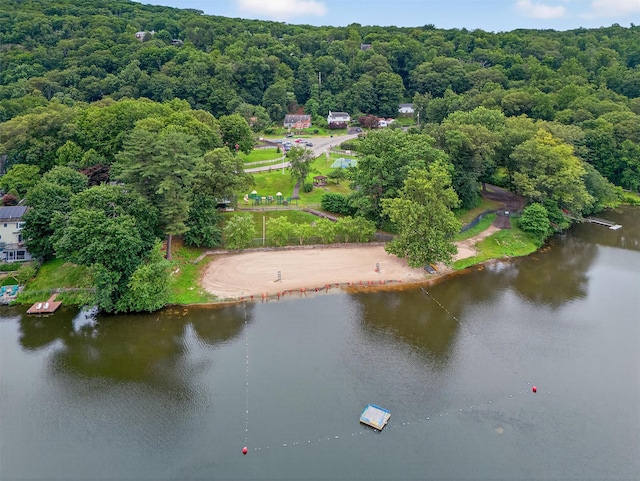 12 Valley Ln, Garrison, NY 10524 - aerial view of property and surrounding area featuring a heavily wooded area and a large body of water