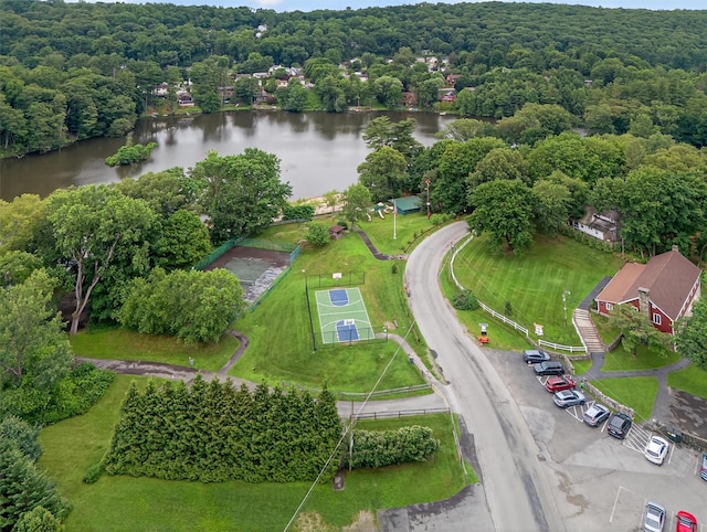12 Valley Ln, Garrison, NY 10524 - bird's eye view of a nearby body of water and a forest
