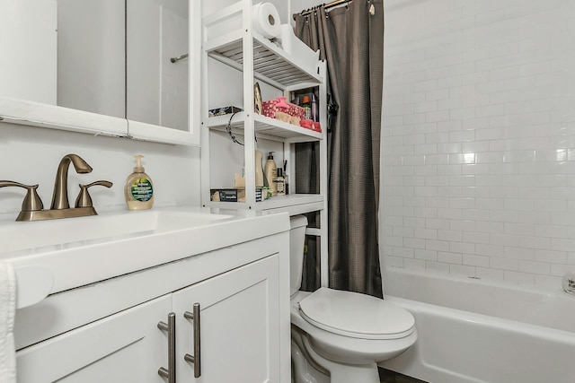 2 Bay Clb Unit 11F, Bayside, NY 11360 - full bathroom featuring vanity and shower / tub combo with curtain