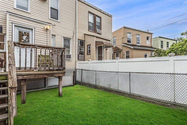 6739 Cooper Ave, Glendale, NY 11385 - view of yard with a deck