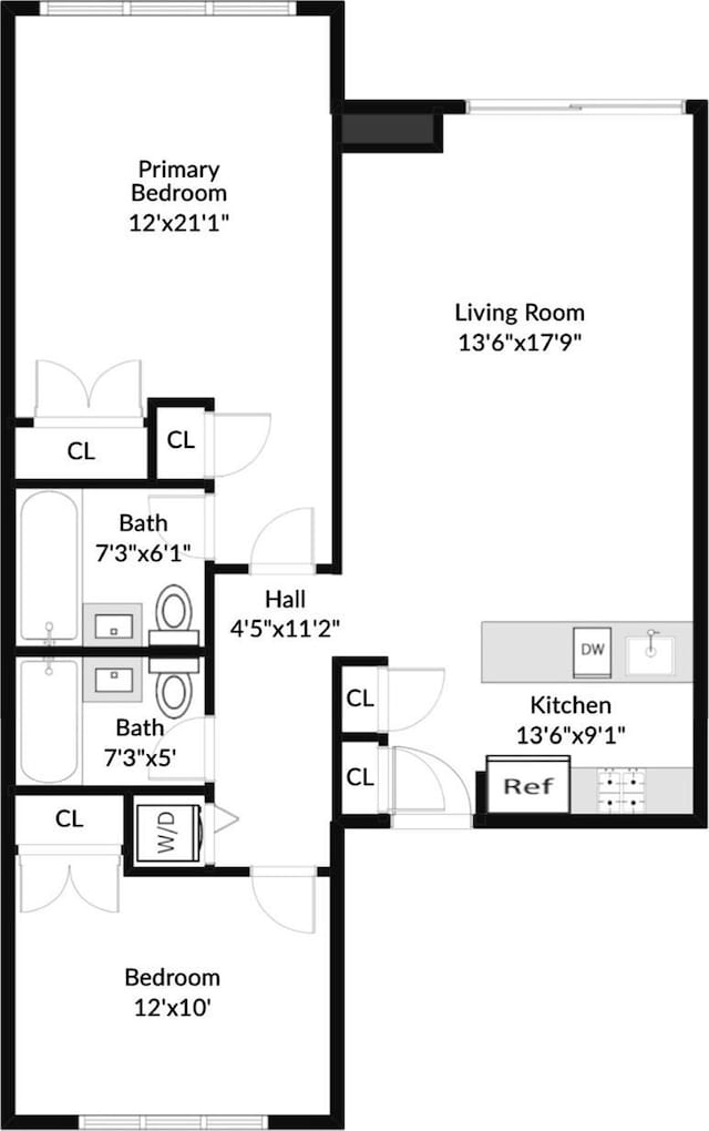 200 Davis Ave Unit 3C, Bronx, NY 10465 - view of floor plan / room layout