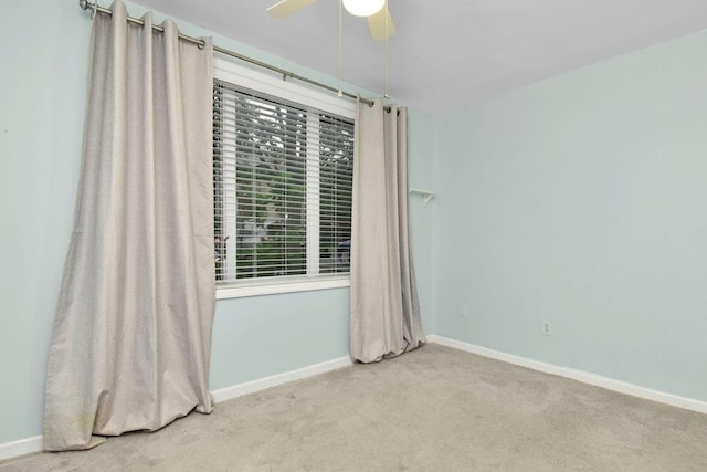 200 Davis Ave Unit 3C, Bronx, NY 10465 - spare room with carpet flooring and a ceiling fan