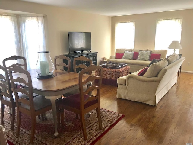 87 Marjorie Ct, Manhasset, NY 11030 - dining area with wood finished floors
