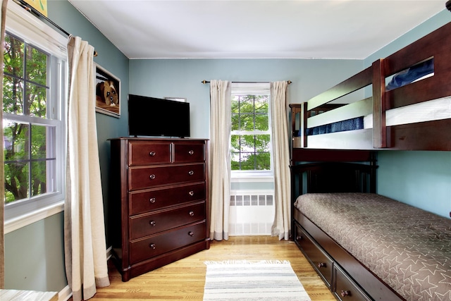 30 Prescott St, Garden City, NY 11530 - bedroom with radiator and light wood finished floors