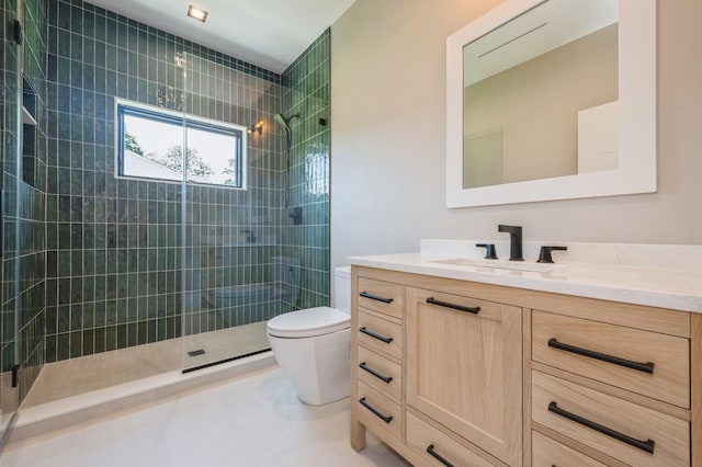 352 Cold Spring Rd, Syosset, NY 11791 - bathroom featuring vanity and tiled shower