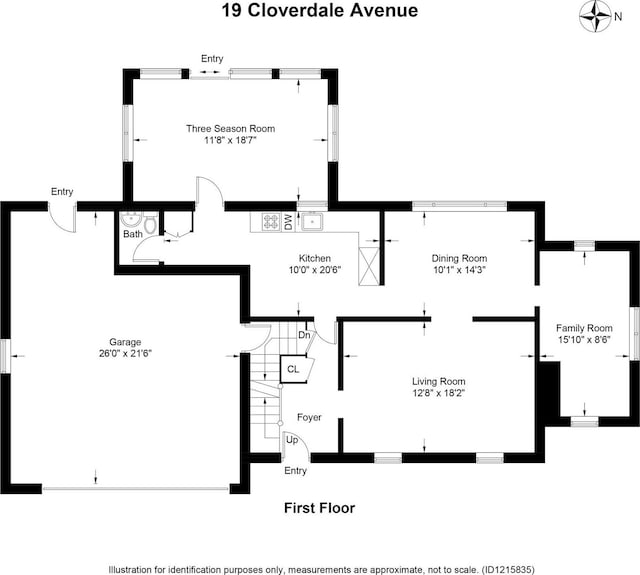 19 Cloverdale Ave, White Plains, NY 10603 - view of property floor plan