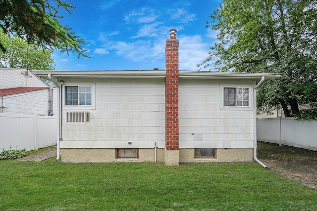 138 Fairview Ave, Deer Park, NY 11729 - back of property with a chimney