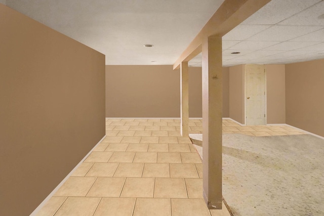 138 Fairview Ave, Deer Park, NY 11729 - finished basement featuring baseboards