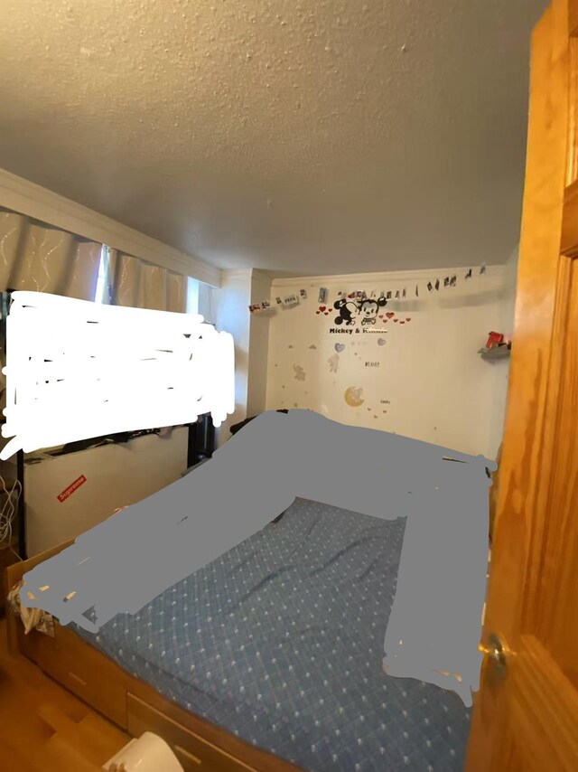 138-35 Elder Ave Unit 4B, Flushing, NY 11355 - bedroom with a textured ceiling
