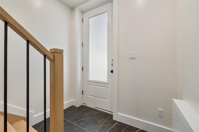 3 Jay St Unit 214, Spring Valley, NY 10977 - entryway with dark marble finish floors and baseboards