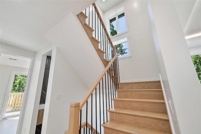 3 Jay St Unit 214, Spring Valley, NY 10977 - stairway with baseboards
