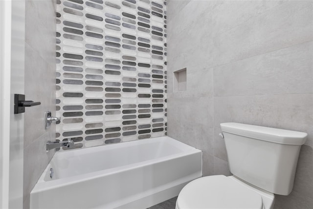 3 Jay St Unit 214, Spring Valley, NY 10977 - full bathroom with tile walls and tub / shower combination
