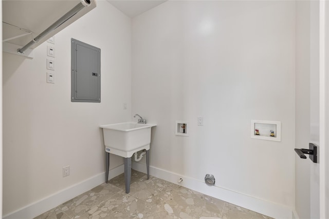 3 Jay St Unit 214, Spring Valley, NY 10977 - laundry room featuring electric panel, washer hookup, and gas dryer hookup