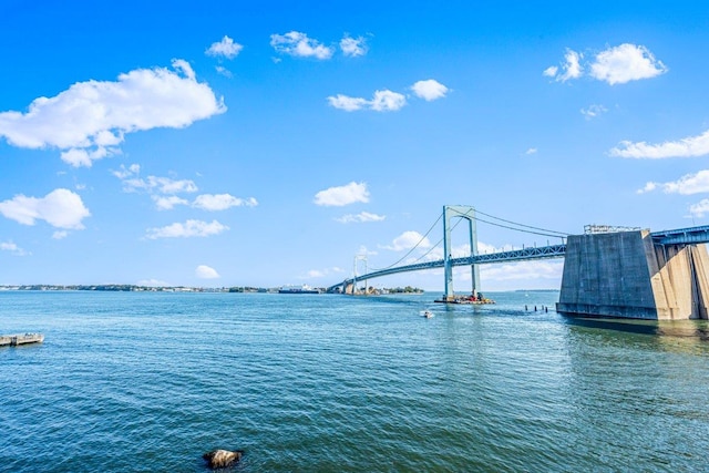 166-41 Powells Cove Blvd Unit 4B, Beechhurst, NY 11357 - water view with a notable bridge