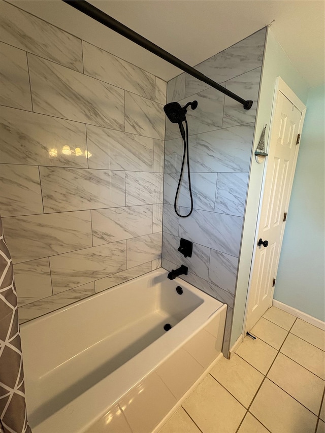93 Holiday Park Dr, Centereach, NY 11720 - full bathroom featuring bathing tub / shower combination and tile patterned floors