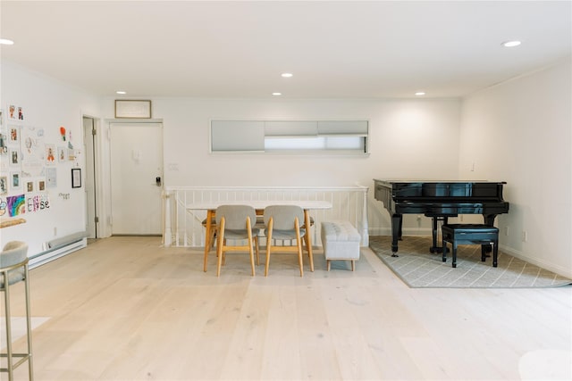21 Canterbury Rd Unit 3, Great Neck, NY 11021 - dining room featuring wood finished floors and recessed lighting