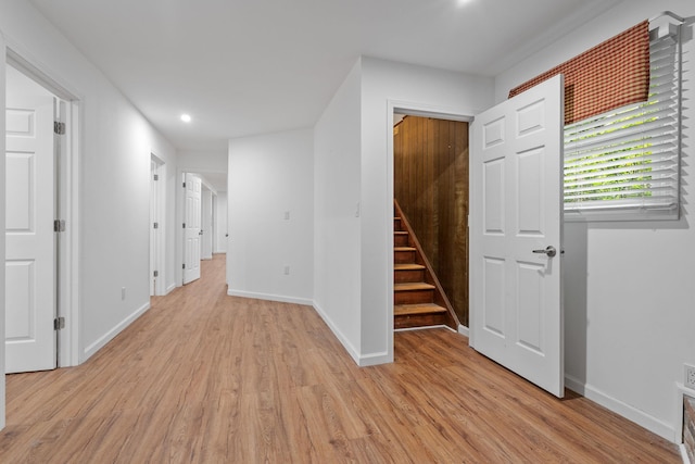 39 Knollwood Ln, Cold Spring, NY 10516 - foyer entrance featuring light wood-style floors, recessed lighting, and stairway