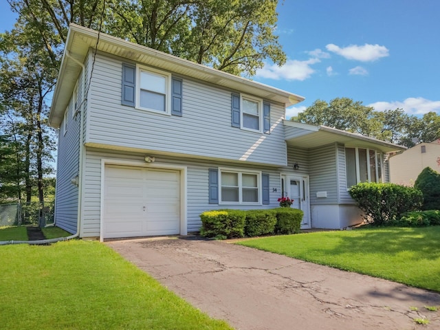 34 Crambrook Rd, New City, NY 10956 - split level home with a garage and driveway