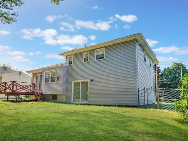 34 Crambrook Rd, New City, NY 10956 - back of property featuring a deck