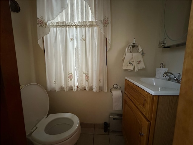 82-48 Eliot Ave, Middle Village, NY 11379 - half bath featuring tile patterned flooring and vanity