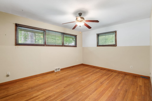 41 Colburn Dr, Poughkeepsie, NY 12603 - spare room with light wood-style floors and a ceiling fan