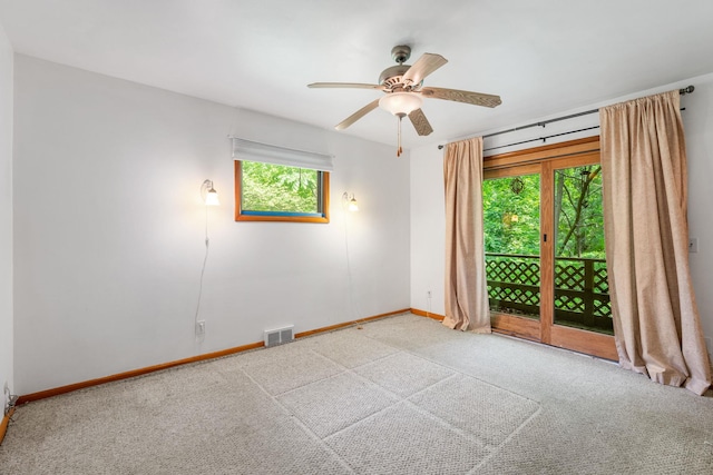41 Colburn Dr, Poughkeepsie, NY 12603 - carpeted spare room with baseboards and ceiling fan