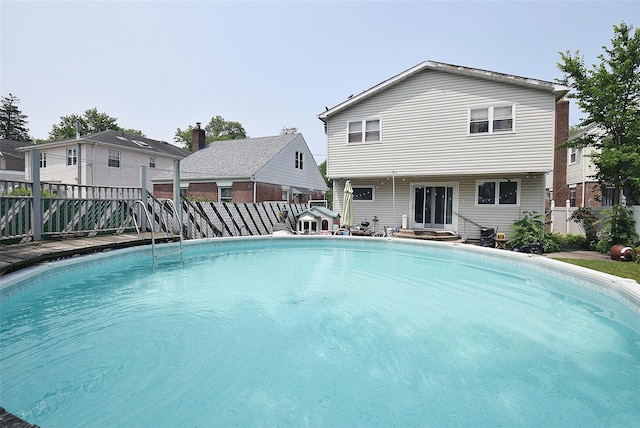 4723 164th St, Flushing, NY 11358 - view of pool with entry steps