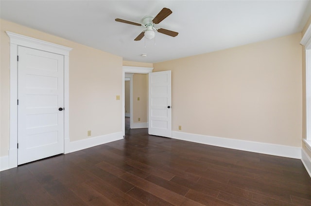 32 Reservoir Dr, Millbrook, NY 12545 - unfurnished bedroom with wood finished floors and a ceiling fan