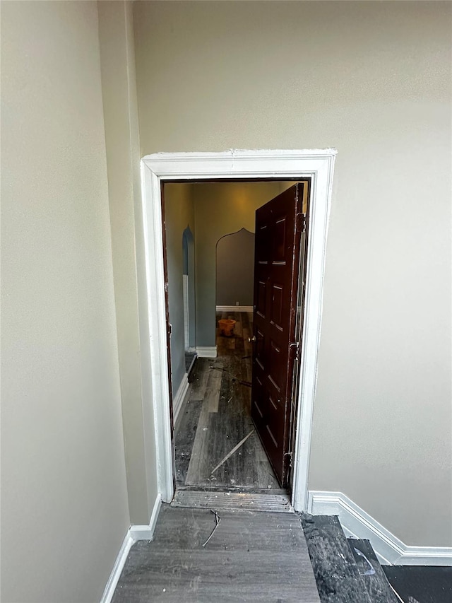 1661 E 172nd St, Bronx, NY 10472 - hall featuring wood finished floors and baseboards