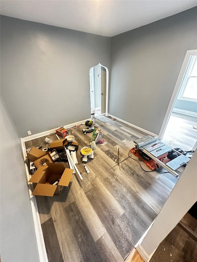 1661 E 172nd St, Bronx, NY 10472 - unfurnished room featuring wood finished floors and baseboards