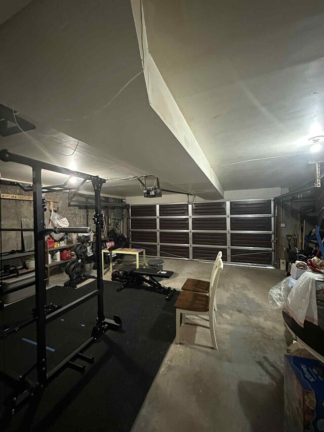 2936 216th St, Bayside, NY 11360 - garage featuring a garage door opener