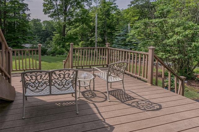 2 Valley View Cir, Warwick, NY 10990 - view of wooden terrace