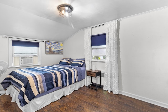 121 Thomas Ave, Bethpage, NY 11714 - bedroom featuring lofted ceiling and hardwood / wood-style flooring