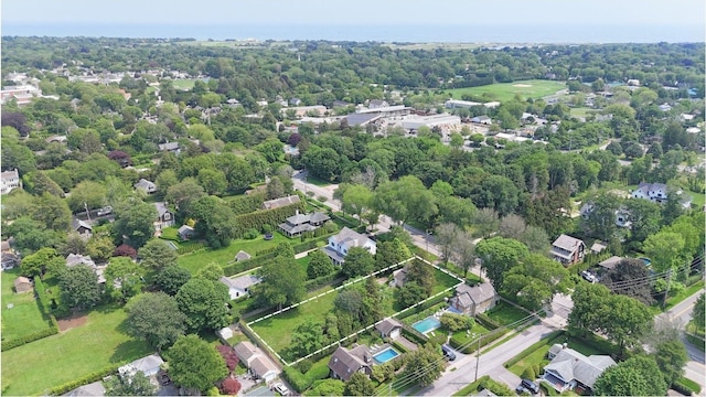 160 Newtown Ln, East Hampton, NY 11937 - aerial view of property's location with property parcel outlined