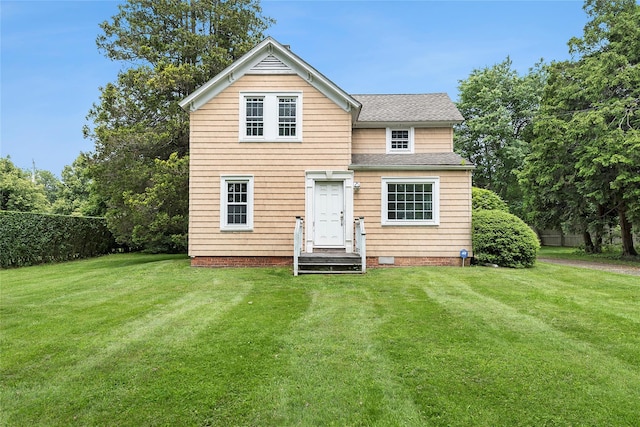 160 Newtown Ln, East Hampton, NY 11937 - back of house with a shingled roof