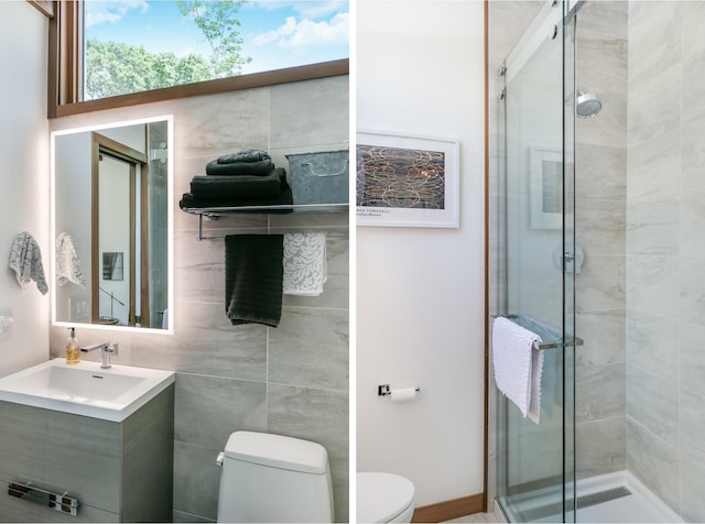 34 Old Neck Rd S, Center Moriches, NY 11934 - bathroom featuring a shower stall and vanity