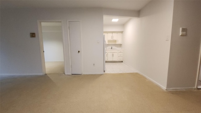 5323 82nd St, Elmhurst, NY 11373 - hall with light colored carpet and baseboards