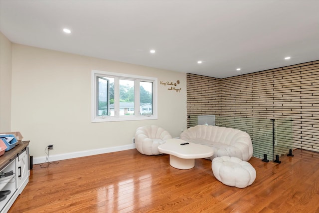 27 Heron Ln, Commack, NY 11725 - sitting room with light wood-style floors and recessed lighting