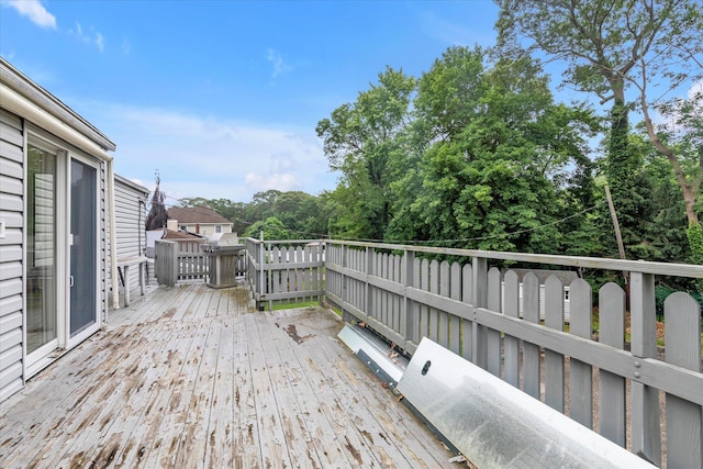 27 Heron Ln, Commack, NY 11725 - view of wooden terrace