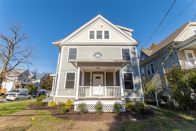 22 Forbus St, Poughkeepsie, NY 12601 - view of front facade with a porch