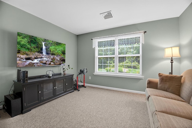 85 Decker Dr, Walden, NY 12586 - living area featuring light carpet and baseboards