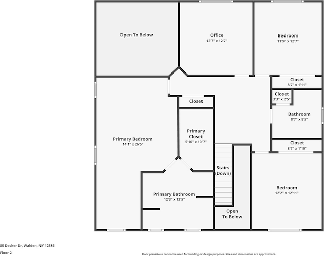 85 Decker Dr, Walden, NY 12586 - view of home floor plan